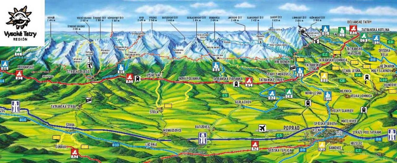 Apartmán B 101 Vysoké Tatry Esterno foto